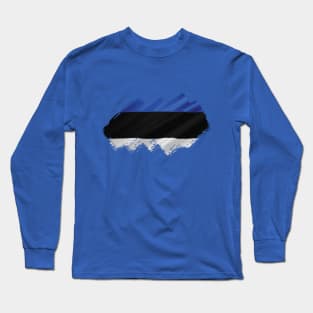 Flag of Estonia Long Sleeve T-Shirt